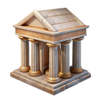 extraordinary traditional Isolated Aerthys Architecture with Transparent Background original png