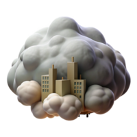 elegant artistic Isolated Fog Bank Urban Backdrop detailed png