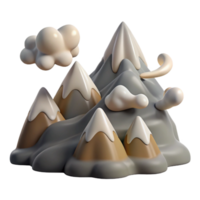 elegant abstract Isolated Zephyr Winds Blowing Through Mountain Peaks professional png