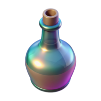 wonderful minimalist Isometric View Hologram of Ornate Key Isolated professional png