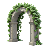 magnificent creative Ivy Covered Archway Side View Isolated Cutout genuine png