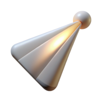 elegant minimalist Light Beams and Shadows Cutout Isolated Element high resolution png