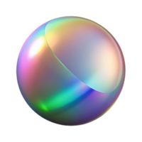 extraordinary minimalist Light Diffraction Gradient Transparent Background Isolated png