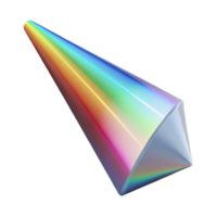 beautiful minimalist Light Diffraction Spectrum Isolated Clear Background premium png