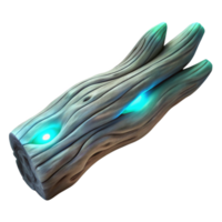 wonderful minimalist Luminescent Driftwood Close Up Isolated Texture Detail professional png