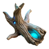 beautiful creative Luminescent Driftwood Root Isolated with High Detail high quality png
