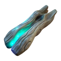 vibrant artistic Luminescent Driftwood Texture Close Up Cutout genuine png