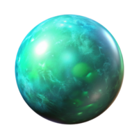 dramatic artistic Luminous Skyfall Isolated Soft Blue and Green genuine png