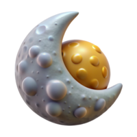serene creative Lunar Lullaby Transparent Background with Gentle Lighting exclusive png