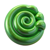 beautiful rustic Machine Cultivated Algae Isolated Green Swirls Transparent Background high quality png
