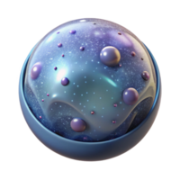 impressive rustic Micro Starfield in Bubble Isolated Element professional png