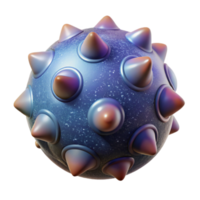 magnificent vintage Micro Universe Bubble with Planets Transparent Background original png