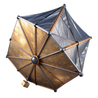 stunning creative Modern Solar Sail Concept Cutout with Shadow Detail high resolution png