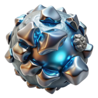 serene minimalist Molten Metal and Ice Collision Front View Transparent Cutout high quality png