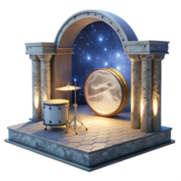 extraordinary rustic Moonlit Performance Transparent Background Backlit png