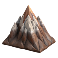 extraordinary abstract Mountain Ridge in Zephyr Zone Cutout Side View exclusive png