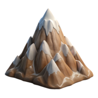 extraordinary artistic Mountain Ridge in Zephyr Zone Cutout Side View professional png