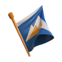 serene contemporary Mountain Zephyr Zone Flag Isolated Element exclusive png