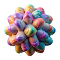 impressive creative Multicolor Flux Formation Complex Pattern Isolated authentic png