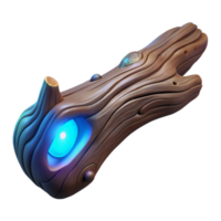 impressive traditional Mysterious Glowing Driftwood Cutout Element high resolution png