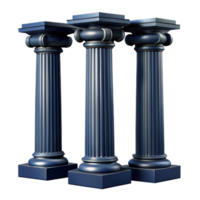 serene modern Nave Columns Cutout Grand Scale Perspective Isolated professional png
