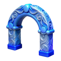 impressive traditional Nebula Bridge Cutout Spanning Star Clusters Front View professional png