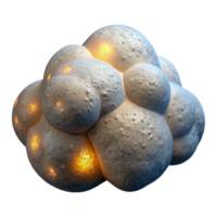 impressive vintage Nimbus Cloud Cutout with Detailed Texture and Lighting authentic png
