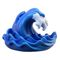 elegant rustic Ocean Waves Isolated Kaleidoscope Coastline Transparent Background professional png