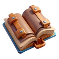 extraordinary contemporary Open Spellbook Cutout Top View Transparent Background authentic png