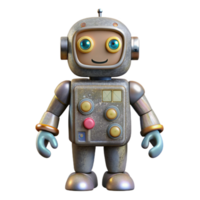 serene minimalist Organic Circuitry Robot Isolated Element high quality png