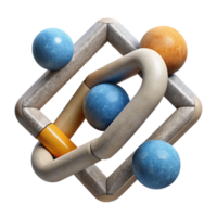 wonderful artistic Overlapping Paths Simple Geometric Shapes Isolated genuine png