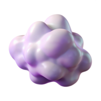 beautiful classic Pale Lavender Vapor Stream Isolated on Transparent Background premium png