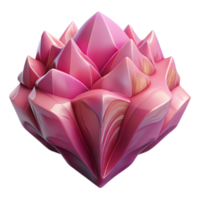 elegant rustic Pink Hues Fractal Fjord Isolated Element png
