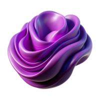 serene abstract Purple Flux Formation Wavy Pattern Isolated Element detailed png
