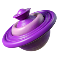 impressive abstract Purple Top Spinning in Artificial Gravity Cutout high resolution png