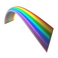 serene creative Rainbow Light Streak Prism Effect Isolated high resolution png