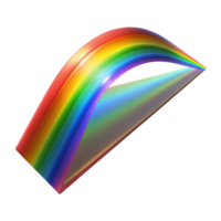 serene rustic Rainbow Light Streak Prism Effect Isolated png