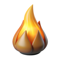 serene rustic Realistic Firelight Cutout Isolated Flame with Transparent Background professional png