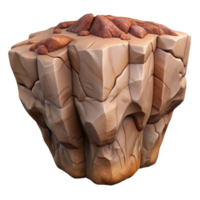 impressive modern Realistic Zephyr Zone Cliff Face Isolated Element genuine png
