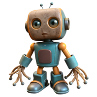 extraordinary traditional Robot with Exposed Roots Isolated Element high quality png
