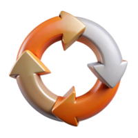 dramatic rustic Rotating Circular Arrows Motion Graphic Transparent Background original png