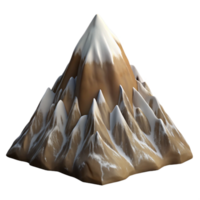 extraordinary rustic Rugged Mountain Peak Cutout with Crisp Detail authentic png