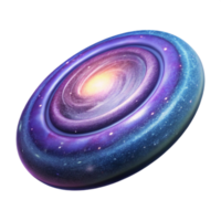 serene abstract Rotating Star System Transparent Background Top Down View premium png