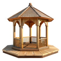 wonderful modern Secluded Sundowner Gazebo Isolated on Transparent Background authentic png