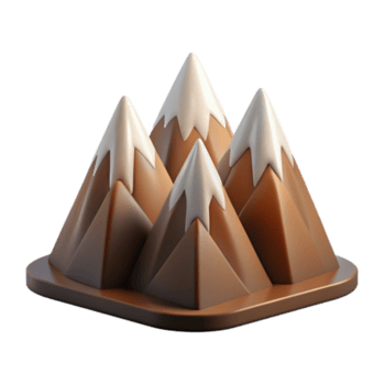 magnífico abstrato recortado zéfiro zona montanhas transparente genuíno png