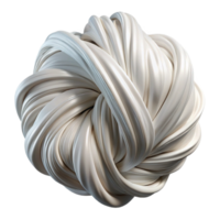 serene contemporary Silken Strands Delicate White Isolated on Transparent Background high resolution png