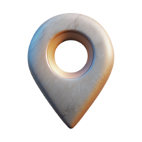 elegant minimalist Simple Spectral Mapping Icon with Shadow Transparent high resolution png