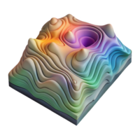 magnificent minimalist Simple Spectral Data Points Icon Cutout png