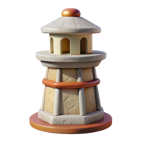 vibrant creative Simple Terraform Tower Cutout on Transparent Background original png