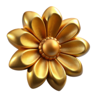 wonderful traditional Single Golden Valley Flower Isolated Element Close Up authentic png